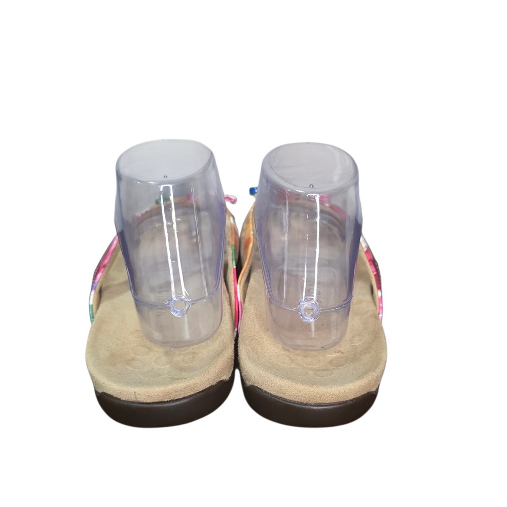 Vionic Multicolor Floral Satin Thong Sandals - Picture 6 of 8